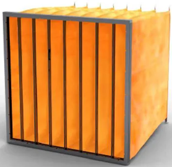 Glassfiber M6 - 592 x 592 x 635 / 10