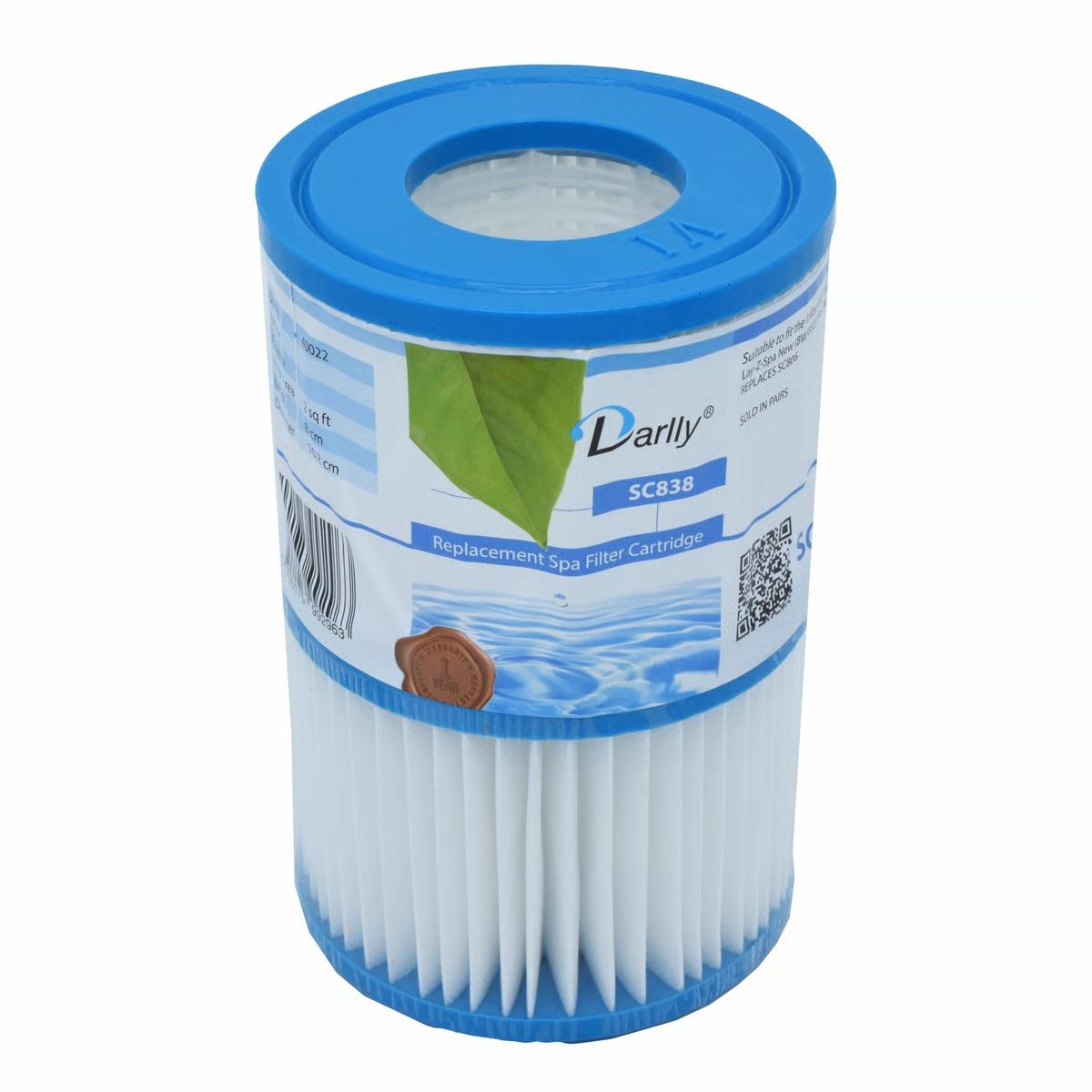 Spabadfilter SC838 (2 stk.) – erstatningsfilter til små oppblåsbare spa og massasjebad